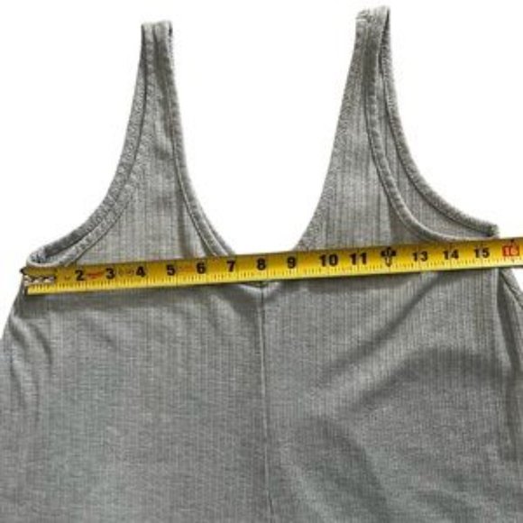 Wandering Dreams Gray Tank Top Sleeveless Flowy Sz L - Picture 4 of 5